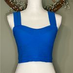 Sincerely Jules  Blue Crop Top Photo 0
