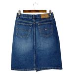Tommy Hilfiger Y2K Dark Wash Straight Denim Skirt 4 Photo 1