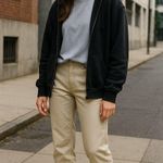 Vans Classic Minimalist Streetwear Cream Slip-On Sneakers Women’s 8.0 Photo 1