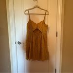 Market & Spruce  Yellow Daisy Jumpsuit size Large Photo 5