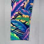 PINK - Victoria's Secret PINK Victoria’s Secret Ultimate High Waist Tropical Palm Print Mesh Leggings Photo 1