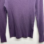 Gap Old Navy Vintage 90s Y2K Ribbed Purple Turtleneck Top Size XS Photo 2