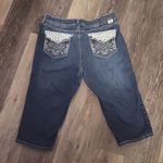 One 5 One  Bling Pockets Capri Jeans Size 8 Photo 2