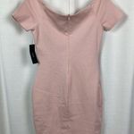 Lulus  Baby Pink Oh My Off The Shoulder Body Con Mini Dress Sz.M NWT Photo 10