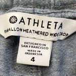 Athleta  Women’s Size 4‎ Lt Blue Farallon Heathered Wide Crop Pant Photo 5