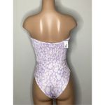 Anthropologie New. PEONY smocked bandeau one piece. USA Size 6. Retails $153 Photo 4