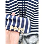 Ralph Lauren Long Sleeve Striped Notch Lapel Blazer Jacket Blue White Women's 10 Photo 3