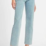 EXPRESS High Rise Straight Jeans Photo 0