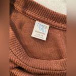 NWT Time & Tru Maternity Size L Brown Ribbed Knit Long Sleeve Maxi Dress Size L Photo 10