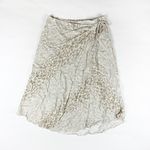 Johnny Was NEW Calme Free Spirit Cheetah Leopard Animal Print Midi Wrap Skirt S Photo 0