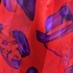 Red and Purple Hat design Scarf Photo 3