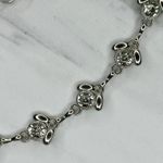 Y2K Rhinestone Flower Silver Chain Belt Extra Small/Small (XS/S) ✨ Photo 3