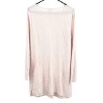 J. Jill size medium pink long sleeve tunic‎ blouse shirt top knit cotton blend Photo 1