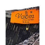 Voom By Joy Han Grey Blue Black Bell Sleeve Crochet Women's Med Dress Lagenlook Photo 4