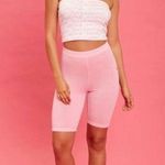 Forever 21 x Juicy Couture Collab Biker Short 3X Women’s Pink Black EUC Photo 0