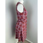 prAna Athletic Casual Dress Orange Pink Paisley Pattern Large Vacation Photo 2