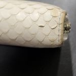 Diane Von Furstenberg  Embossed White Python Hot Pink Pop Continental Wallet Photo 8