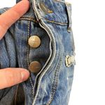 Tinsel Nordstrom jeans paint button fly distressed rhinestones size 26 Blue Photo 8