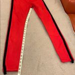 ZARA  Woman Premium Denim Red & Black Pants. Photo 6