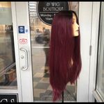 Human hair blende ombré Red Wine Burgundy Wig 2020 Photo 1