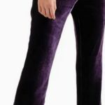 Raquel Diniz silk velvet flared pants Purple size 12 Photo 3