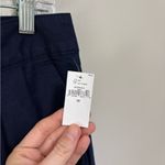 Gap NWT Linen-Cotton Pleated Wide Leg Trouser Pants in Navy - Size 10 Photo 5