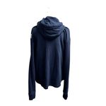 Tory Burch Tory Sport by Chevron French Terry Hoodie Sweatshirt Blue Medium M Photo 5