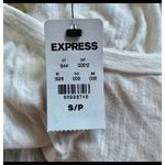 EXPRESS One Eleven cream long floor length sleeveless top Photo 7