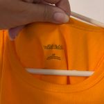 Wild Fable  Bright Orange Sleeveless Crop Top, Sz M Photo 2