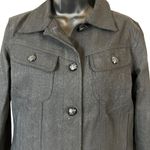 Ralph Lauren  Black Coated Sparkle Denim Jacket Photo 1