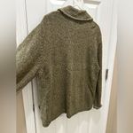 Woolrich  knit cardigan green speckled size XL women’s button down with pockets Photo 8