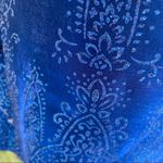 CDC Petite Sleeveless Shiny Glitter Sheath Dress Size 8 Blue Photo 11