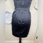 Pompous Girly Black Strapless Satin Retro Style Cocktail Dress Size 5 Photo 9