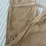 Madewell  The Carley Wide Leg Softdrape pant in desert dune tan Photo 3