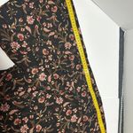 Floral Black Sheer Women's Varsity Jacket Size 2X Photo 5