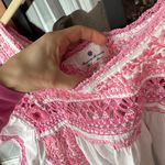 Margarita Mercantile Sara dress embroidered mexican floral mi golondrina ruffle Pink Size M Photo 2