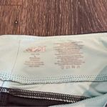 Avia Charcoal & Mint Green Cropped Workout Leggings Size L Photo 3