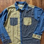 Urban Outfitters  Mixed Plaid Dress Shirt S Sold out Online Photo 7