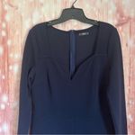 SheIn Navy Blue Sweetheart Neckline Long Sleeve Jumpsuit Photo 2