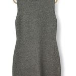 ZARA | L | Knit Mini Sweater Dress Pullover Sleeveless Wool Women's Gray Photo 0
