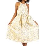 Baum Und Pferdgarten Adeva Midi Dress Pastel Yellow Size 6 NWT Photo 12