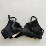 Victoria's Secret NEW Victorias Secret Dream Angels Push-Up Bra Black Floral Lace Womens Size 32B Photo 1