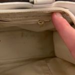 Guess Vintage Y2K White Shoulder Bag with Silver Details Satchel PU Photo 15