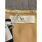 Vidussa Off Shoulder Top Womens Size XXL Gold Tie Sleeve Short Sleeve Blouse NWT Photo 9