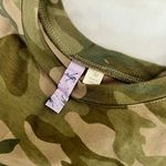 Francesca's Francesca’s Camo Long Sleeve Dress with Striped Sleeves Photo 3