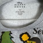 Disney Mickey Mouse 'Tis the Season Christmas Tree Gray Sweatshirt XXL Photo 2