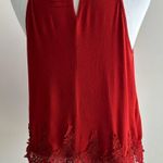 Elodie Rust Color Sleeveless Crop Top Size M Photo 3