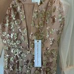 Dress the Population NEW Gold Marie Sequin Gown Size Medium Photo 5