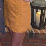 Strapless Orange Mini Dress Photo 0