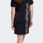 Adidas originals NWT Danielle cathari dress 3 strips dress small sports dress‌ Black Photo 1